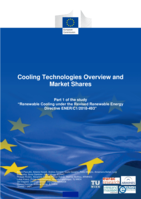 Cooling technologies overview and market shares: Part 1 of the study “Renewable cooling under the revised Renewable Energy Directive ENER/C1/2018-493”