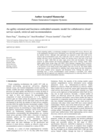 An agility-oriented and fuzziness-embedded semantic model for collaborative cloud service search, retrieval and recommendation