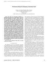 Mechanism Design for Designing Annotation Tools