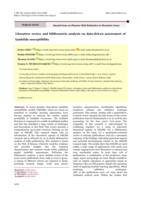 Literature review and bibliometric analysis on data-driven assessment of landslide susceptibility