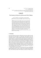 UNiCS: The Ontology for Research and Innovation Policy Making
