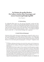 Im Schatten des großen Bruders: Die Ladiner zwischen alten Trennungen und neuem Zusammengehörigkeitsgefühl