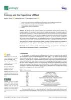 Entropy and the Experience of Heat