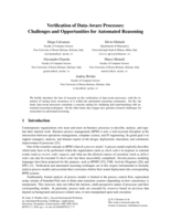 Verification of data-aware processes: Challenges and opportunities for automated reasoning