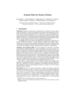 Semantic rules for siemens turbines