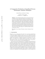 A Comparative Evaluation of Log-Based Process Performance Analysis Techniques