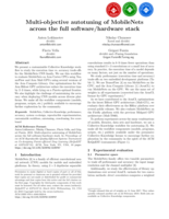 Multi-objective autotuning of mobile nets across the full software/hardware stack