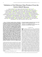 Validation of Soil Moisture Data Products From the NASA SMAP Mission