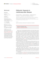 Editorial: Hypoxia in cardiovascular disease