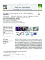 Anthropogenic influence on surface changes at the Olivares glaciers; Central Chile