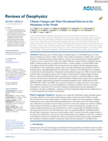 Climate Changes and Their Elevational Patterns in the Mountains of the World