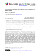 The evolution of splain terms and the spirit of Citizen Sociolinguistics: a note on methods