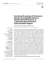 Functional Screening of Parkinson's Disease Susceptibility Genes to Identify Novel Modulators of α-Synuclein Neurotoxicity in Caenorhabditis elegans
