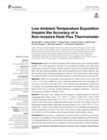Low Ambient Temperature Exposition Impairs the Accuracy of a Non-invasive Heat-Flux Thermometer