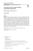 Stay or flee? Hit-and-run accidents, darkness and probability of punishment