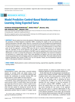 Model Predictive Control-Based Reinforcement Learning Using Expected Sarsa