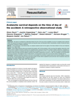 Avalanche survival depends on the time of day of the accident: A retrospective observational study