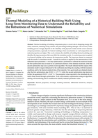 Thermal Modeling of a Historical Building Wall: Using Long-Term Monitoring Data to Understand the Reliability and the Robustness of Numerical Simulations