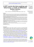 LGBT tourist decision-making and behaviours: A study of Millennial Italian tourists