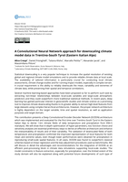 A Convolutional Neural Network approach for downscaling climate model data in Trentino-South Tyrol (Eastern Italian Alps)