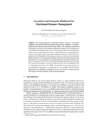 An End-to-End Semantic Platform for Nutritional Diseases Management
