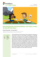 Belowground Mountaineers: Critters Living in Mountain Soils