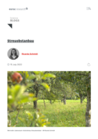 Streuobstanbau = Frutticoltura estensiva