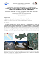 Studio dei processi di produzione e trasporto dei sedimenti in bacini alpini caratterizzati da ritiro dei ghiacciai e degradazione del permafrost