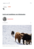 Zucht und Ausbildung von Hütehunden = Allevamento e addestramento di cani da pastore