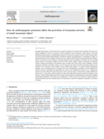 How do anthropogenic pressures affect the provision of ecosystem services of small mountain lakes?