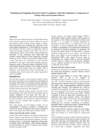 Modelling and Mapping Thermal Comfort Conditions with Solar Radiation: Comparison of Steady-State and Dynamic Indexes