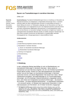 Spuren von Traumatisierungen in narrativen Interviews