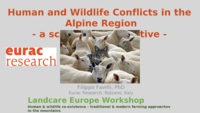 Human and Wildlife Conflicts in the Alpine Region: a scientific perspective