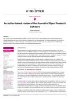 An author-based review of the Journal of Open Research Software