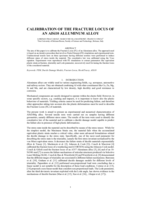 Calibration of the Fracture Locus of an AlSi10 Aluminum Alloy