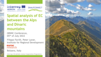 Spatial analysis of ecological connectivity between the Alps and Dinaric mountains
