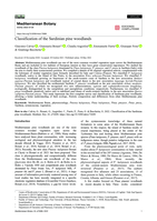 Classification of the Sardinian pine woodlands