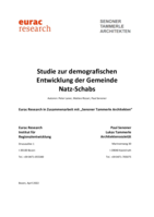 Studie zur demografischen Entwicklung der Gemeinde Natz-Schabs
