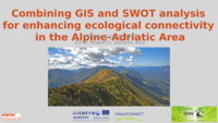 Combining GIS and SWOT analysis for enhancing ecological connectivity in the Alpine-Adriatic Area