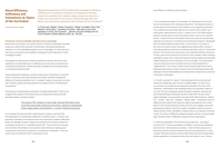 About Efficiency, Sufficiency and Consistency as Topics of the Curriculum