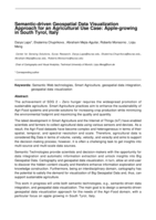 Semantic-driven Geospatial Data Visualization Approach for an Agricultural Use Case: Apple-growing in South Tyrol, Italy