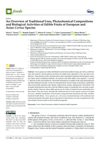 An Overview of Traditional Uses, Phytochemical Compositions and Biological Activities of Edible Fruits of European and Asian Cornus Species