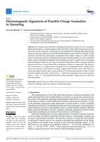 Electromagnetic Signatures of Possible Charge Anomalies in Tunneling