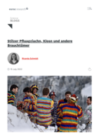 Stilzer Pfluagziachn, Klosn und andere Brauchtümer = Il Pfluagziachn di Stelvio e altre usanze