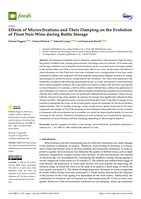 Effects of Microvibrations and Their Damping on the Evolution of Pinot Noir Wine during Bottle Storage