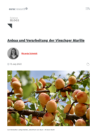 Anbau und Verarbeitung der Vinschger Marille = Coltivazione e trasformazione dell’albicocca della Val Venosta