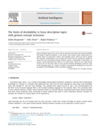The limits of decidability in fuzzy description logics with general concept inclusions