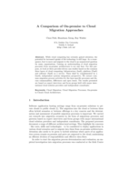 A comparison of on-premise to cloud migration approaches