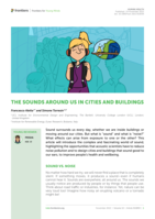 The Sounds Around Us in Cities and Buildings