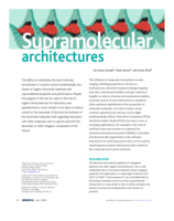 Supramolecular architectures